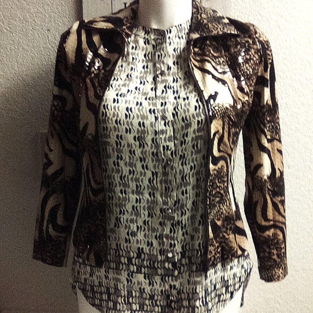 Mila and Milan Animal print blazer